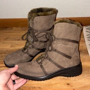 Ara Magaly Gore-Tex Waterproof Faux Fur Winter Boot - womens size 6.5